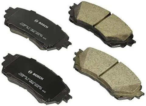 Bosch QuietCast ceramic brake pad set, 4-piece front pads for Mazda 6