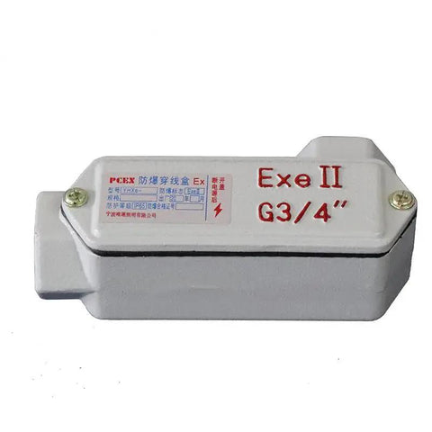 Explosion Proof Aluminum Wiring Threading Box For Threaded Conduit And Cable Pass Through Rugged Electrical Junction Box White Finish