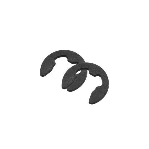 External Retaining Rings 30 Pack 5.25mm E Clip Snap Rings Pro Grade Kit For Valves And Electrical Appliances Made From 65Mn Carbon Steel Burr Free Smooth Finish Ready For Quick Install close-up image