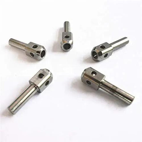 Waterjet Poppet Pin 05116751 Replacement Part For Marble Cutting Machines Pro Grade Silver WW05116751 in a set of five on white background