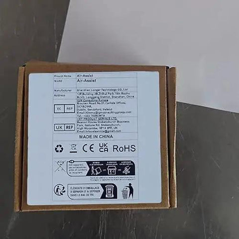 Packaging box for Pro Grade Longer Cut Engraver Air Assist Kit With Air Pump And Upgraded Switch Button for Ray5 10W and 20W