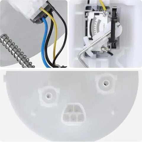 Close-up of Replacement Fuel Pump Module Assembly for Toyota Sienna 2004-2006 3.3L showing wiring and component details.