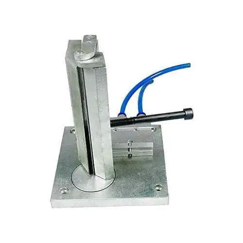 Pneumatic Dual Axis Letter Bender For LED Signs, 150mm Metal Sheet Bending Machine in Aluminum and Stainless Steel, close-up view