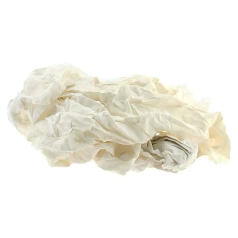Cotton Reclaimed Rags White Sheeting Lint Free 5 Lb Box Pack with 3 To 5 Pieces Per Pound for Heavy Duty Cleaning