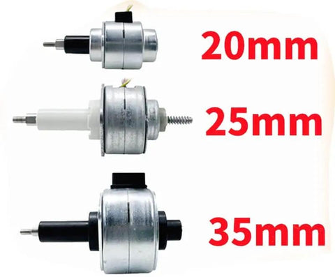 Micro Permanent Magnet Linear Screw Telescopic Push Rod Stepper Motor with 20mm 25mm and 35mm travel options, shaft diameter 60N