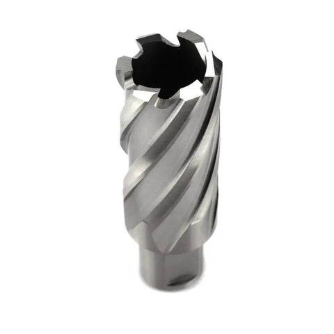 Annular Cutter For Magnetic Drill Press 1-1/16 Inch Diameter With 2 Inch Cutting Depth 3/4 Inch Weldon Shank Two Flats And Pilot Pin