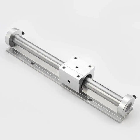 4 Pack SBR20 Linear Rail Stop Collars Aluminum Alloy Shaft Lock Rings on linear guide rail for CNC and milling machines