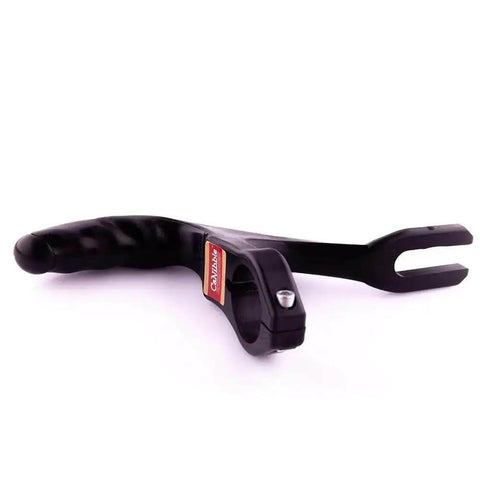 One-Handed Drill And Nibbler Attachment showing ergonomic handle and 43mm collar for metal cutting efficiency