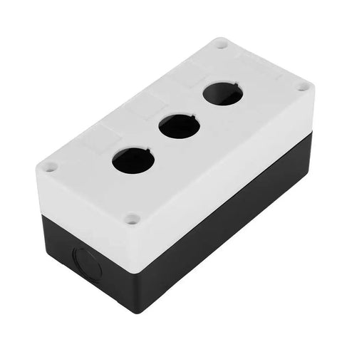 Rugged Outdoor Wall Mount Control Panel Enclosure With Flame Retardant ABS Construction Sealing Rubber Strip Dust Proof Anti Aging Protection Weatherproof Box For Signal Indicators Safe Durable Electrical Box, side view