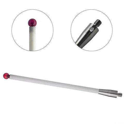 CMM Touch Probe Stylus With 6mm Ceramic Ball Tip 100mm Length Threaded Handle Pro Grade Wear Resistant And Anti Collision Protection