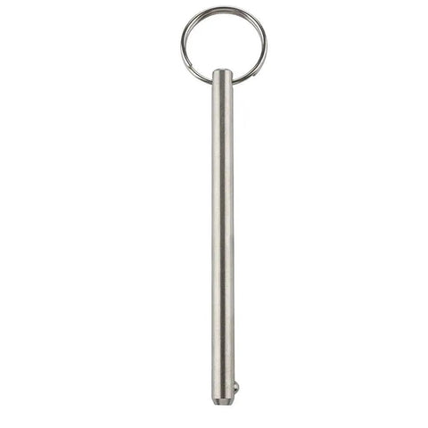 2 Pack Quick Release Pin Diameter Five Sixteenth Inch Eight Millimeter Overall Length Four Point Seven Two Inches Usable Length Four Point One Three Inches Marine Grade Three One Six Stainless Steel Ideal For Bimini Tops Boat Tops Deck Hinges And Support