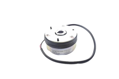 Electromagnetic brake for forklift, model ZDS-48V-8N.M, round metal housing with wiring harness