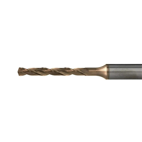 One Piece Solid Carbide Twist Drill Bit For Metal CNC Boring Cutter 12.1 To 13.0 Mm Heavy Duty Drilling Tool showing side view