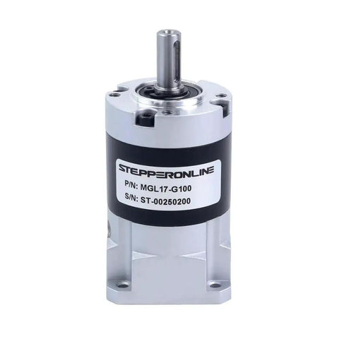 MGL Series Planetary Gearbox For Nema 17 Stepper Motors 100 To 1 Gear Ratio Low Backlash 45 Arc Minutes 5mm Shaft