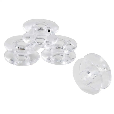 SINGER Class 66 transparent plastic bobbins, 4-pack for sewing machines