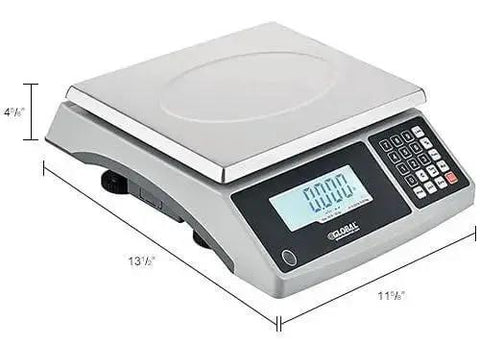 Heavy Duty Weight Counting Scale With LCD Display 60 Lb Capacity 0.002 Lb Readability Industrial Counting Scale With RS 232