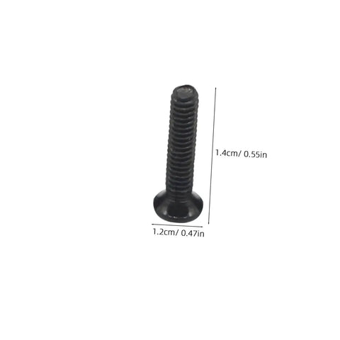 Miniature Flat Head Machine Screws Set 18 Sizes In One Handy Portable Case Carbon Steel Strong Flat Countersunk Screws close-up