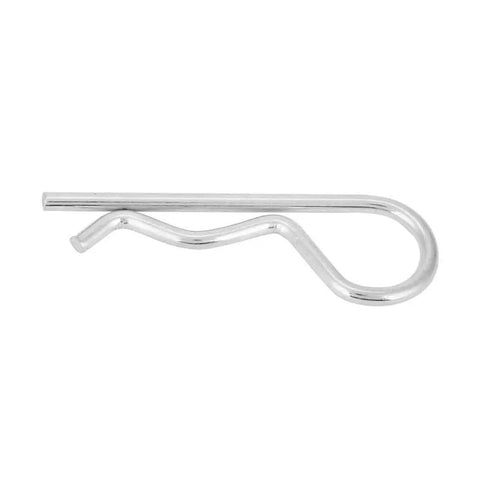 Galvanized Iron Cotter Pins Set of 10 B Type Zinc Plated Retaining Pins Spring Clips Hair Pin for Automotive Machinery and DIY Projects 3.5 by 75mm Durable Easy to Install shown.