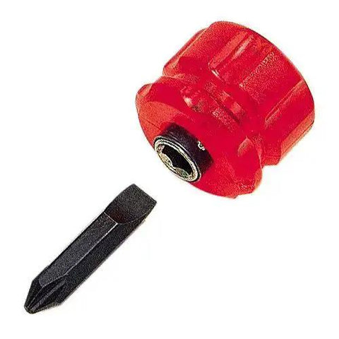 Micro Stubby Reversible Screwdriver With Double Ended Phillips 2 And Slotted Bit 42mm Grab And Go Pocket Sized Ball Bearing Bit Retention