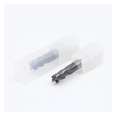 Heavy Duty 58 Degree 4 Flute Carbide End Mill For CNC Milling In Stainless Steel With High Bend And Wear Resistance Ideal For High Speed Cutting And Hard Materials D8x60 Cutting Edge Length in plastic case