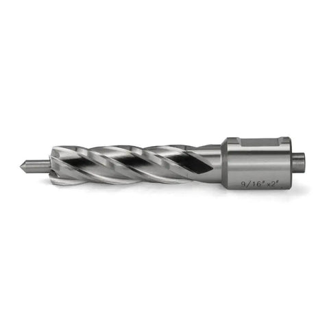 Annular Cutter Kit For Magnetic Drill Press With Weldon Shank 3/4 Inch 9/16 Inch Cutting Diameter 2 Inch Cutting Depth HSS Slugger Bits