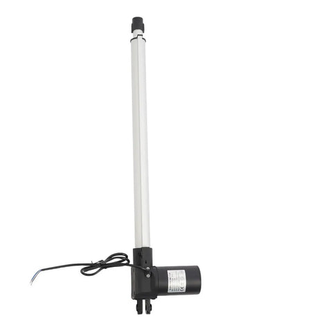 Beefy 6000N IP44 Linear Actuator With Nineteen Point Six Nine Inch Stroke 12V DC 5A High Torque Auto Actuator vertical view