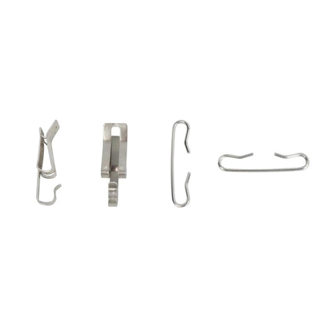 HEATIT roof de-icing heating cable spacer clip kit; metal clip hooks for installing heat tape, 25-pack