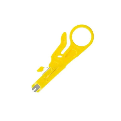 Yellow sheath component from Five Piece Network Tool Set With Crimping Pliers And Crystal Head Sheath in DIY Kit