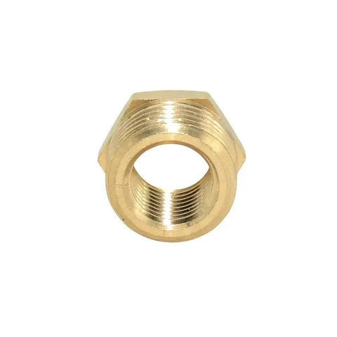 Brass Reducer Adapter One Quarter Inch NPT Male To One Half Inch NPT Female Hex Bushing Pipe Fitting for high-pressure connections