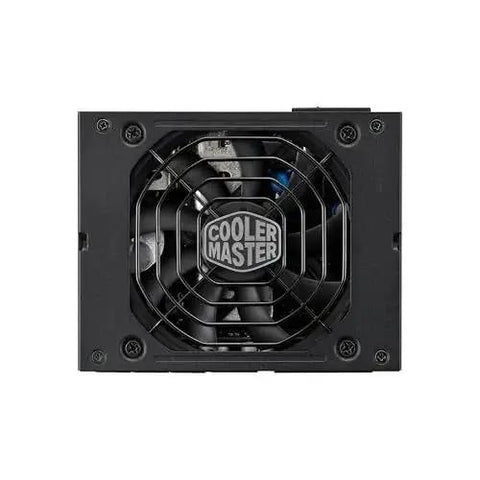 Front view of V850 SFX Gold 850W Fully Modular ITX Power Supply for Small Form Factor Builds with 80 Plus Gold Certification.