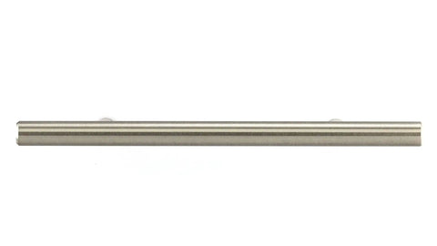 Four And One Quarter Inch Center To Center Brushed Nickel Cabinet And Drawer Bar Pull Handle, modern steel design, isolated view