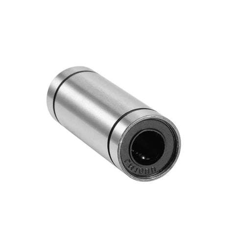 Side view of LM10UU Extra Long Linear Ball Bearings, 10mm Bore, 19mm OD, 55mm Length, Sealed On Both Sides, Chromium Steel