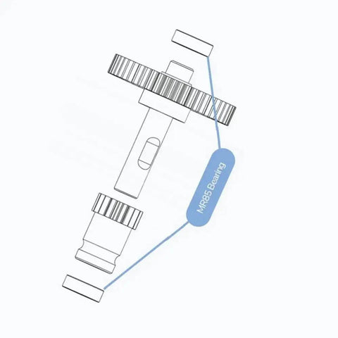 Diagram of Dual Gear Extruder Hardware Kit For 3D Printer Upgrades Compatible With Two Four BMG Extruder Easy Install High Quality Components