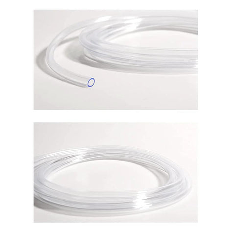QuQuyi clear PVC vinyl tubing, 8mm ID x 10mm OD, 3.3ft flexible hose.