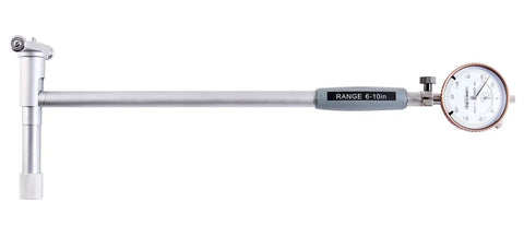 Dial Bore Gauge Set 6 To 10 Inches With 0.0005 Inch Graduations And 10 Inch Stem Length Model Ee20-5010 on a white background