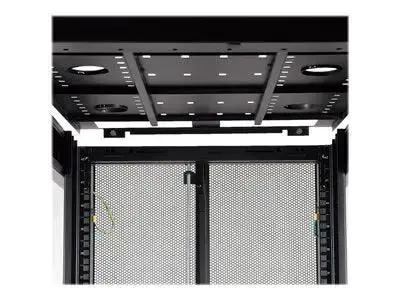 Interior view of Side Panel for SR42UB Rack Enclosure With Key Lock Latch Black, SR42SIDE SmartRack Access Panel for 42U Standard Depth Cabinets