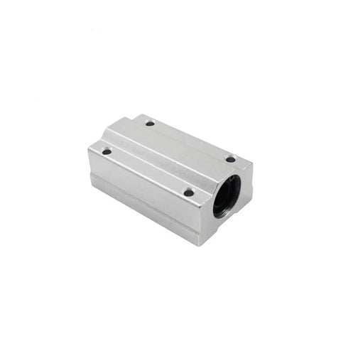 Side view of 4 Pack Long Type Linear Bearing Blocks For 40mm Shaft SC40LUU Set For CNC Routers And DIY Projects, Aluminum Housing