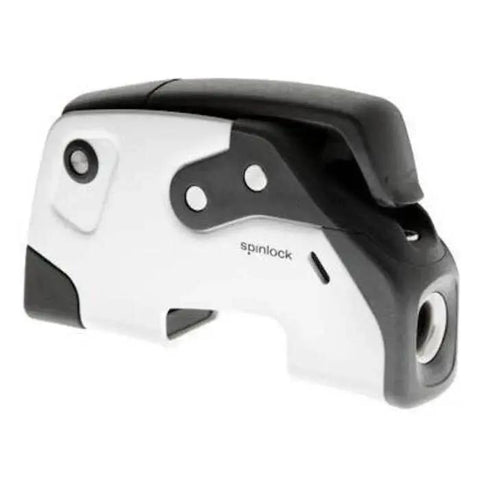 Side view of Spinlock XTR Rope Clutch, white housing with black top