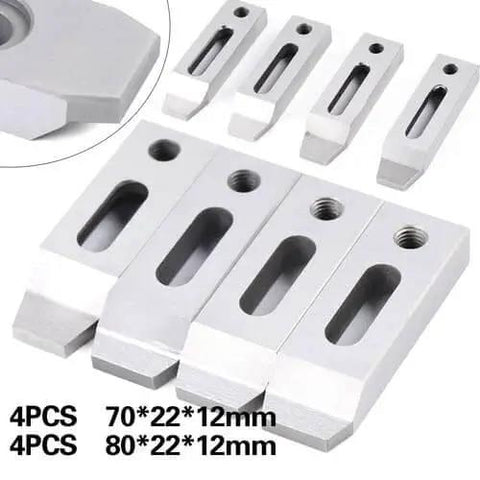 Stainless Steel Wire EDM Jig Holder Set 4 Piece For Precision Fixture Board And Woodworking Joinery Clamping Leveling Tool
