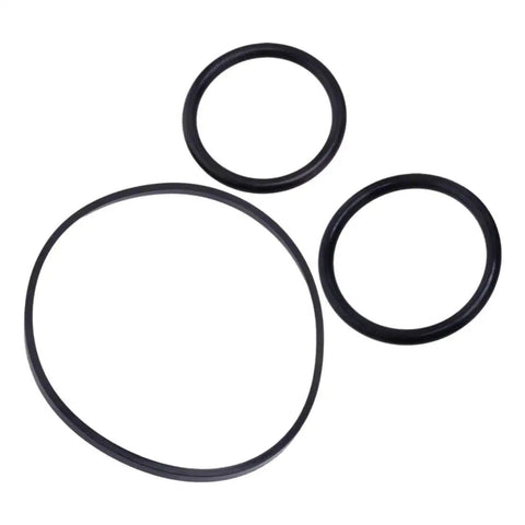 Vertical 20 Ton Jack Repair Kit With Oil Seal Ring And Dustproof Plug displayed with three rubber seals