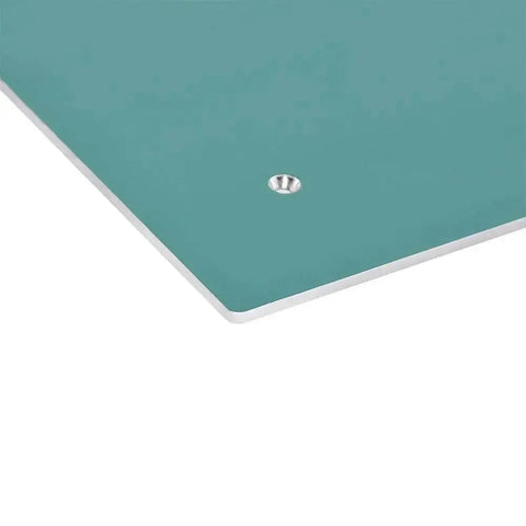 Close-up of 310x310mm Aluminum Heated Bed for CR10 3D Printer, showing 3mm thick plate with 4.2mm dia center hole pattern at 240mm