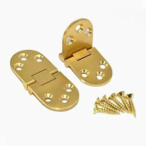 Two Pack Sewing Table Folding Flip Hinge Zinc Alloy Chrome Plating Finish With screws, aircraft style heavy duty hinge for crafts