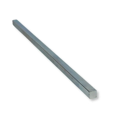Three Sixteenths Inch Square Steel Key Stock Bar Zinc Coated Cold Drawn Oversized Pack of Three Built To Last for Machinery Pros