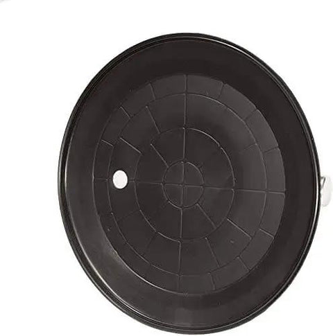 Top view of 10 Inch Vacuum Suction Cup Lifter For Granite And Glass With Metal Handle And Brass Pump, showing durable rubber pad