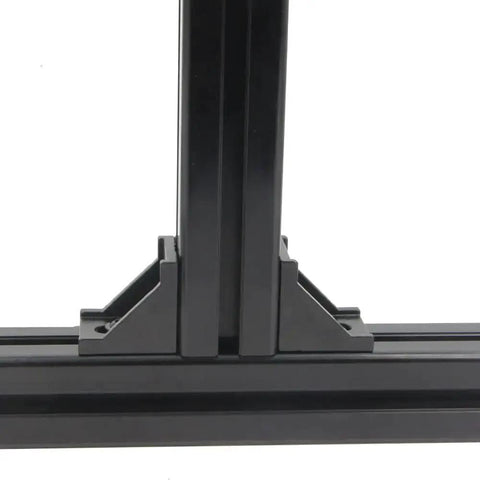 4040 Aluminum Extrusion Corner Bracket Right Angle with Screws for 8mm Slot framing connector on black 40x40mm profiles