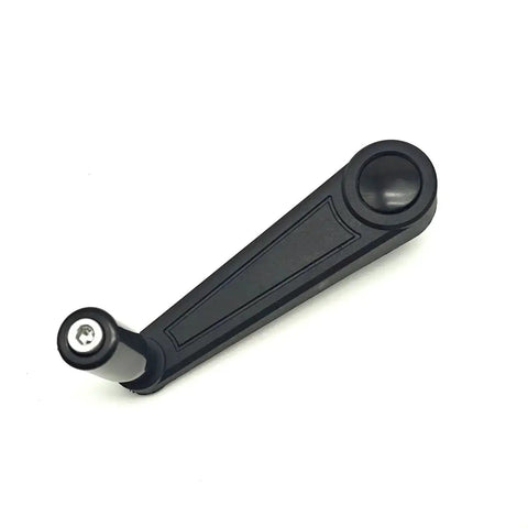 4 Inch Nylon Crank Handle For Drill Press Revolving Handle With Round Or Square Installation Hole Black Nylon Steel Hub