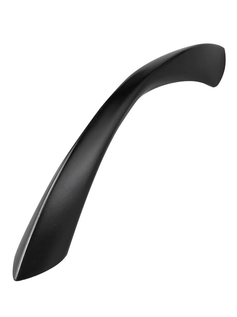 3 Inch Arch Twisted Matte Black Cabinet Pulls 10 Pack Heavy Duty Zinc Alloy Handles For Kitchen Cabinets Drawers Cupboards