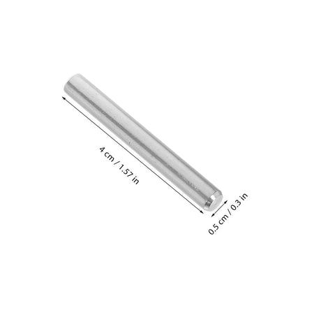 Heavy Duty 304 Stainless Steel Dowel Pins, 100 Pcs, 5x40mm Solid Alignment Shelf Pegs for precise positioning, side view