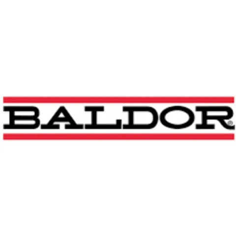 Baldor logo for Single three-phase electric motor 0.75 HP 60 Hz 1800 RPM 56C frame TEFC 208-230/460 V footless C-face flange mount