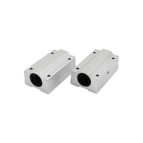 4 Pack Long Type Linear Bearing Blocks For 40mm Shaft SC40LUU Set For CNC Routers And DIY Projects, Aluminum Housing